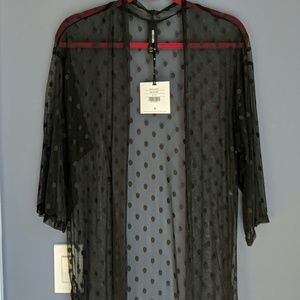 NWT XS Agnes & Dora Mesh Duster